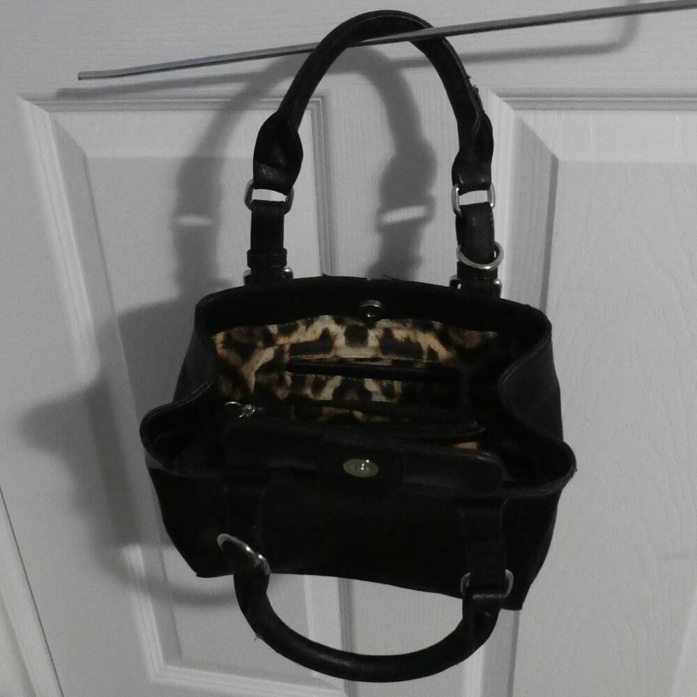 PINK STIX ACCESSORIES | Small Black Embossed Handbag - Picture 6 of 9
